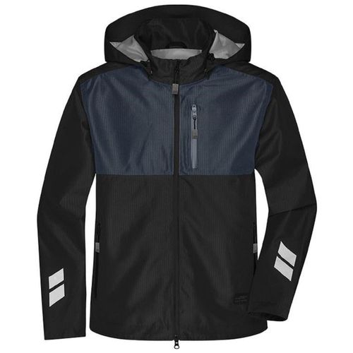 Veste De Travail Hardshell - Unisexe - Jn1814 - Noir Et Carbone