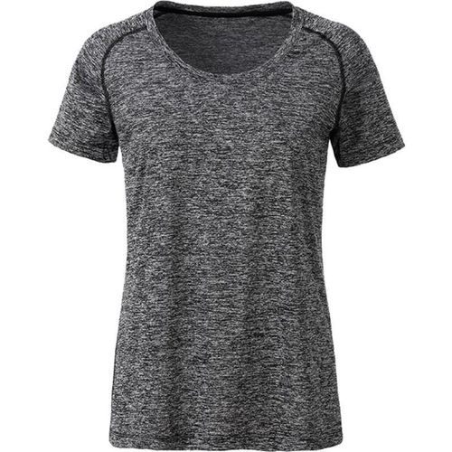 Maillot Running Respirant - Femme - Jn495 - Noir Mélange