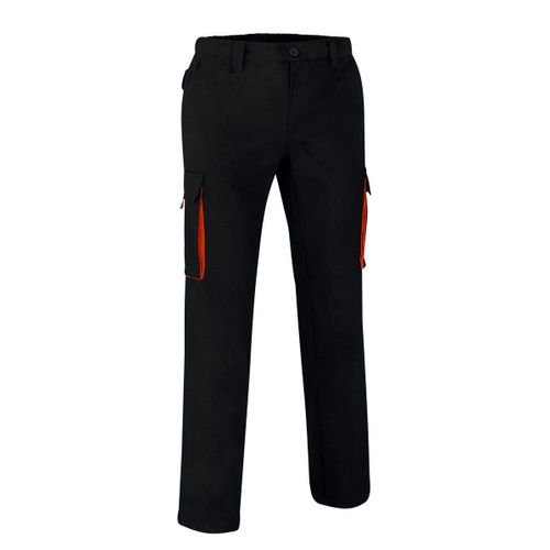 Pantalon De Travail Homme - Thunder - Noir Et Orange