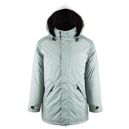 Parka Unisexe Doublure Matelassée - 02109 Robyn - Gris Métal