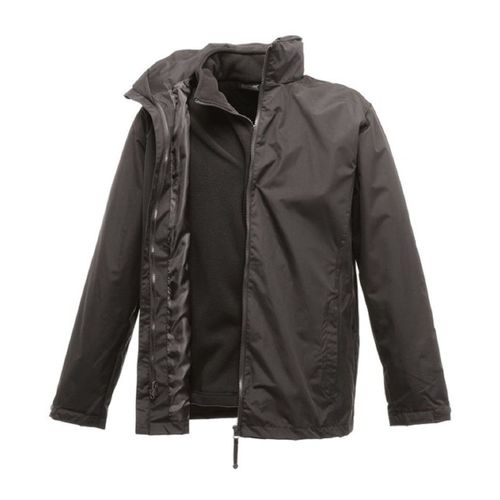 Parka Veste Imperméable 3 En 1 Homme Tra150 - Gris Foncé