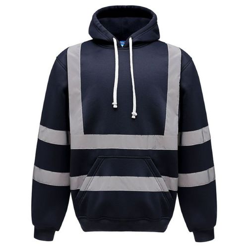 Sweat-Shirt De Sécurité À Capuche Bleu Marine - Hvk05