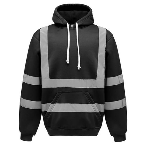 Sweat-Shirt De Sécurité À Capuche Noir - Hvk05