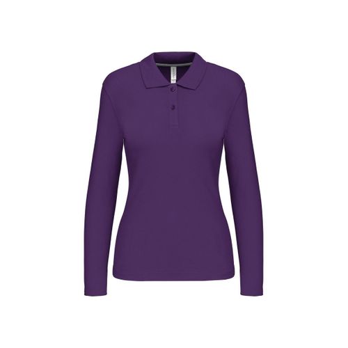 Polo Manches Longues - Femme - K244 - Violet