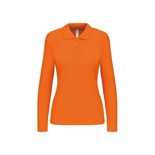 Polo Manches Longues - Femme - K244 - Orange