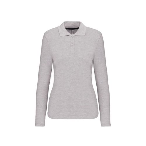 Polo Manches Longues - Femme - K244 - Gris Oxford