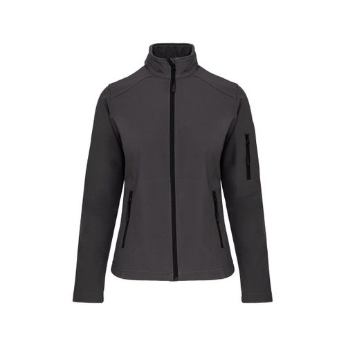Veste Softshell 3 Couches - Femme - K400 - Gris Titanium