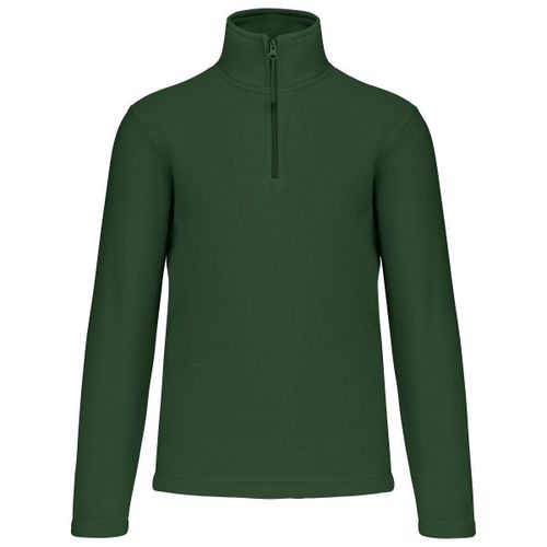 Sweat Micropolaire Zippé - Homme - K912 - Vert Foncé