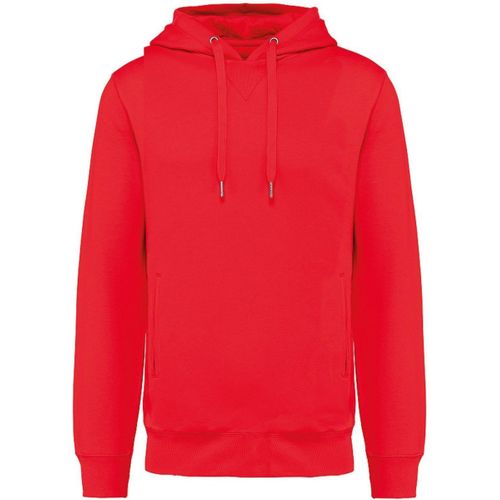 Sweat Shirt À Capuche Coton Bio - Mixte - K4009 - Rouge