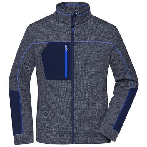 Veste De Travail Polaire Workwear - Femme - Jn1817 - Bleu Marine Mélange Roi