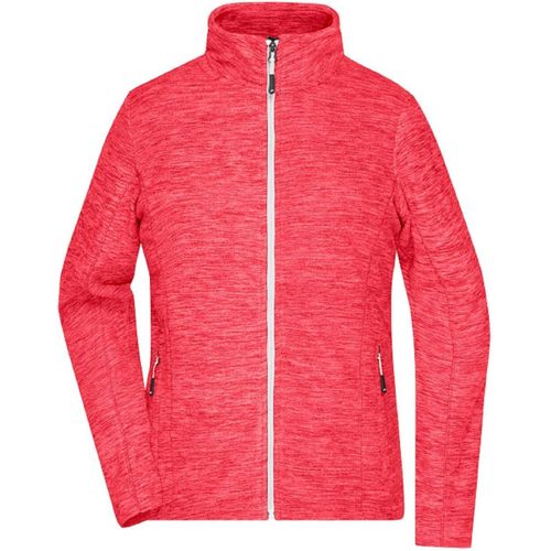 Veste Polaire Zippée - Femme - Jn769 - Orange Corail Mélange