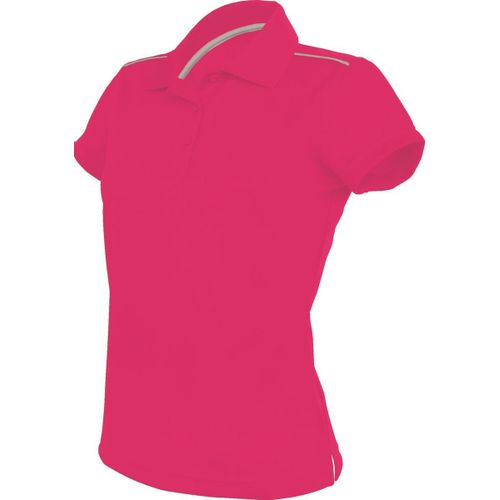 Polo Femme Sport - Pa481 - Rose Fuchsia - Manches Courtes