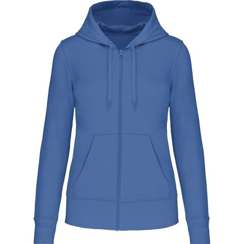 Sweat À Capuche Zippé Écoresponsable - Femme - K4031 - Bleu Roi