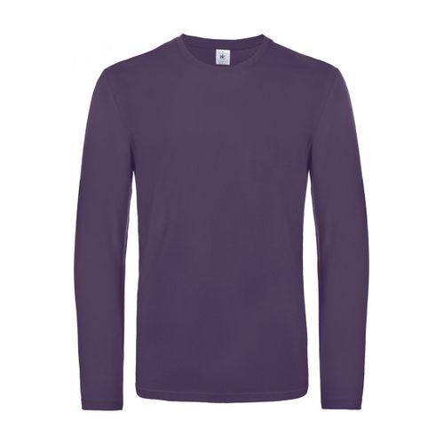 T-Shirt Manches Longues Homme - Col Rond - E190lsl - Violet Pourpre
