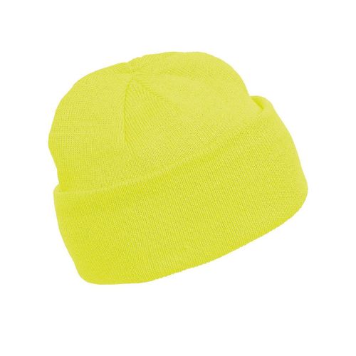 Bonnet Tricoté Adulte - Kp031 - Jaune Fluo