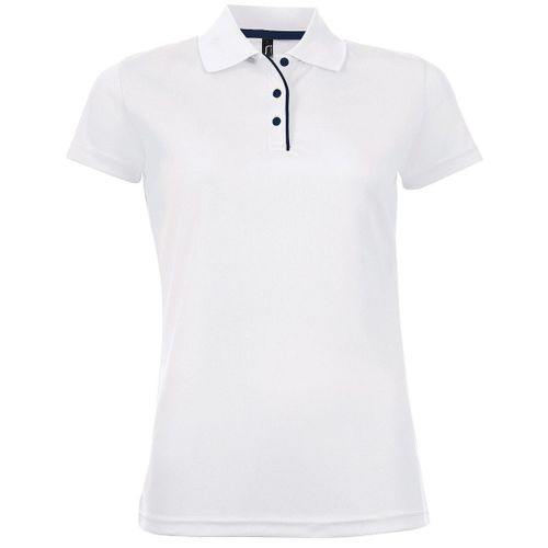 Polo Sport Performer - Femme - 01179 - Blanc