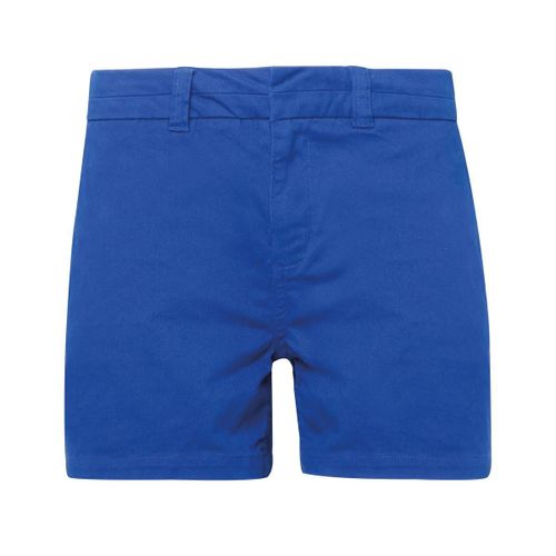 Short En Coton Pour Femme - Aq061 - Bleu Roi
