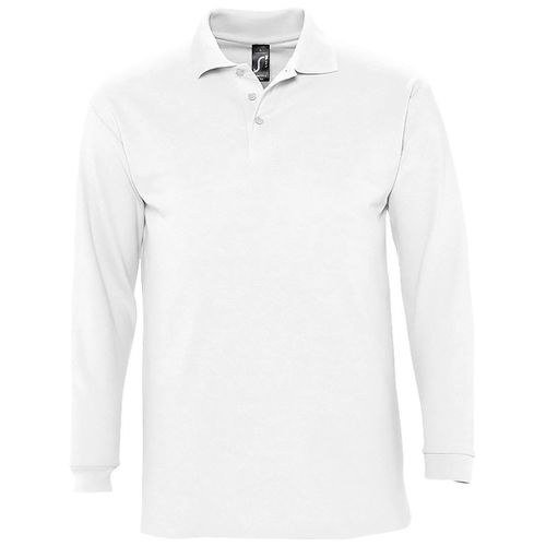 Polo Manches Longues - Homme - 11353 - Blanc