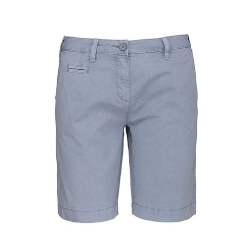 Bermuda Femme Aspect Délavé - K753 - Bleu Clair