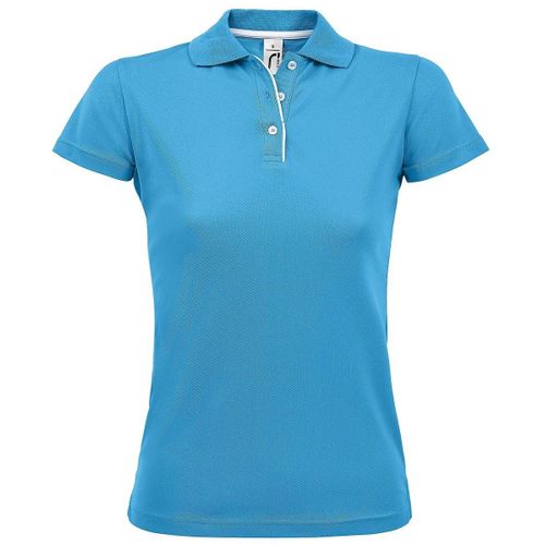 Polo Sport Performer - Femme - 01179 - Bleu Aqua