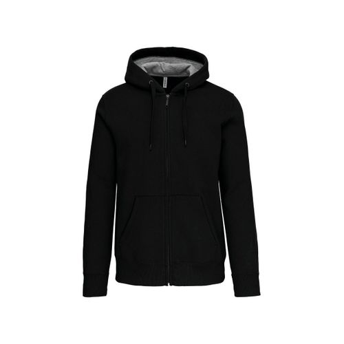 Veste Zippée À Capuche - Homme - K444 - Noir