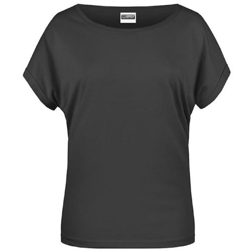 T-Shirt Bio Col Bateau - Femme - 8005 - Noir