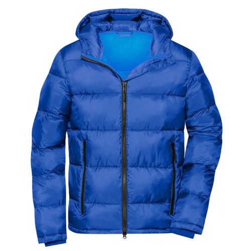Doudoune Matelassée - Homme - Jn1168 - Bleu Électrique Et Nautique