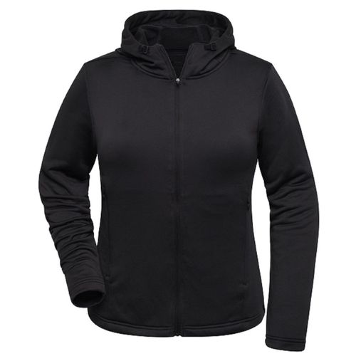 Sweat Shirt À Capuche - Femme - Jn531 - Noir