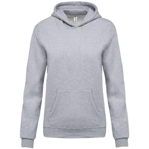 Sweat À Capuche Enfant - Ados - K477 - Gris Oxford