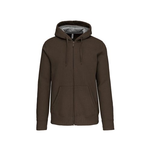 Veste Zippée À Capuche - Homme - K444 - Vert Kaki