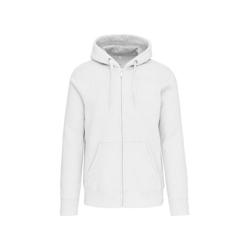 Veste Zippée À Capuche - Homme - K444 - Blanc