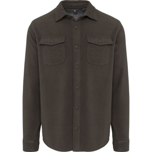 Surchemise En Polaire Doublée Sherpa - K582 - Vert Khaki Foncé - Homme