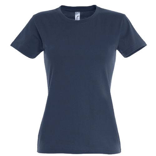 T-Shirt Manches Courtes - Femme - 11502 - Bleu Denim