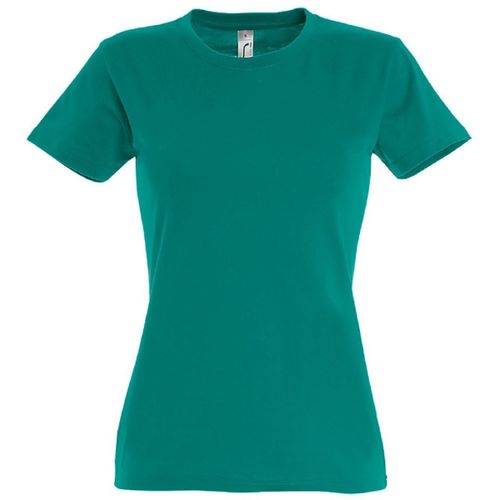 T-Shirt Manches Courtes - Femme - 11502 - Vert Émeraude