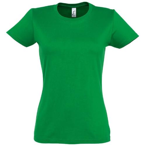 T-Shirt Manches Courtes - Femme - 11502 - Vert Prairie