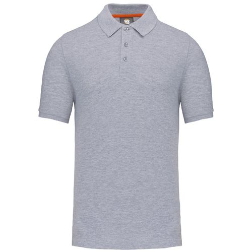 Polo De Travail Écoresponsable - Homme - Wk207 - Gris Chiné