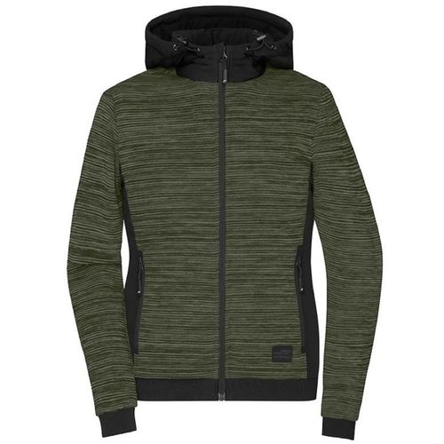 Veste Polaire Workwear - Femme - Jn1843 - Vert Kaki Chiné