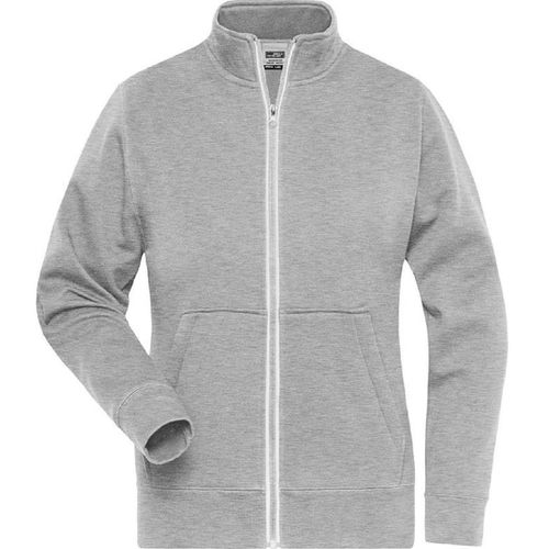 Veste Sweat Zippée Workwear - Femme - Jn1809 - Gris Chiné
