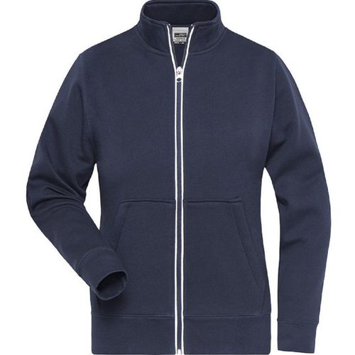 Veste Sweat Zippée Workwear - Femme - Jn1809 - Bleu Mariné
