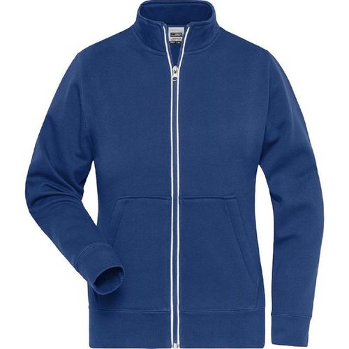 Veste Sweat Zippée Workwear - Femme - Jn1809 - Bleu Roi Foncé
