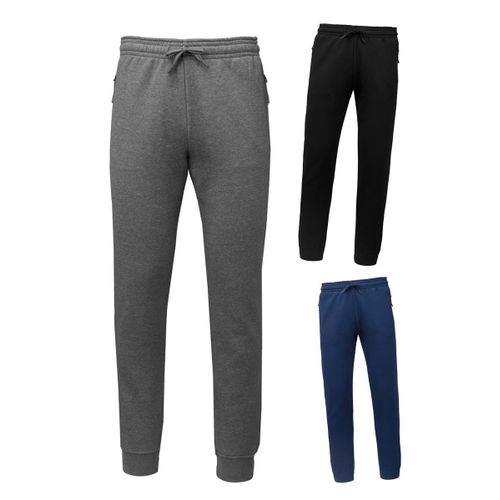Lot De 3 Pantalons Jogging - Unisexe - Pa1012 - Gris Noir Et Bleu Marine