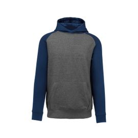 Sweat À Capuche Bicolore Enfant - Ado - Pa370 - Bleu Marine Et Gris