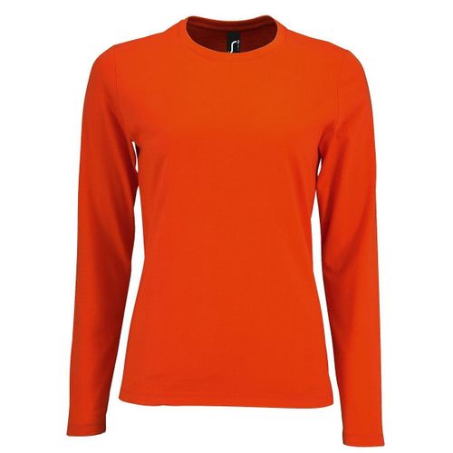 T-Shirt Manches Longues Pour Femme - 02075 - Orange