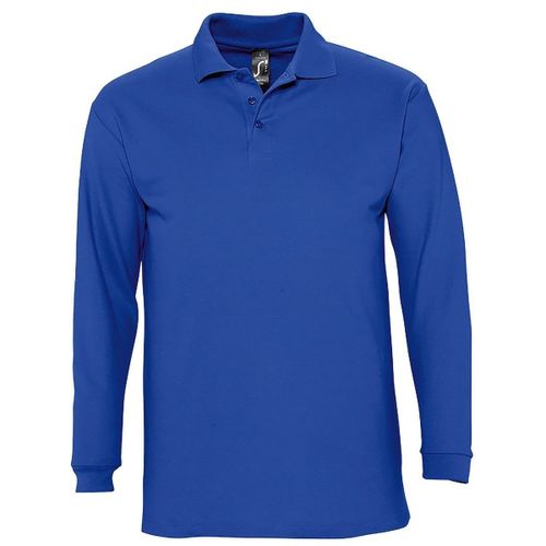 Polo Manches Longues - Homme - 11353 - Bleu Roi