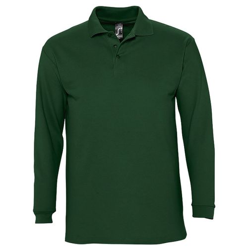 Polo Manches Longues - Homme - 11353 - Vert Golf