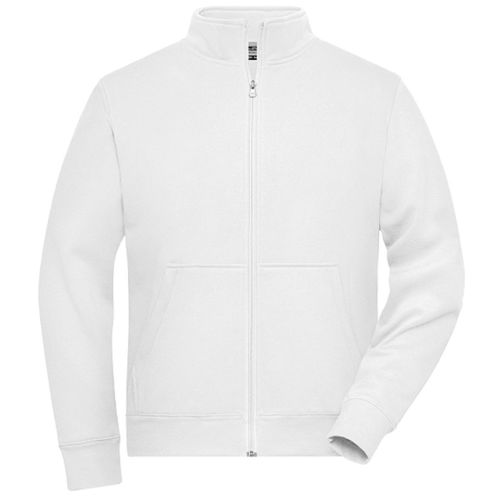 Veste Sweat Zippée Workwear - Homme - Jn1810 - Blanc