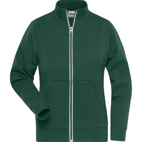 Veste Sweat Zippée Workwear - Femme - Jn1809 - Vert Foncé