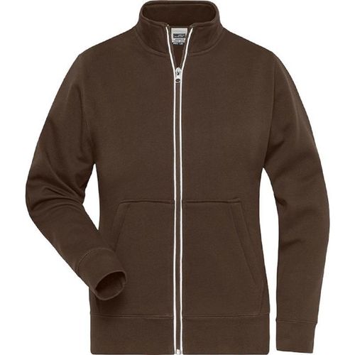 Veste Sweat Zippée Workwear - Femme - Jn1809 - Marron