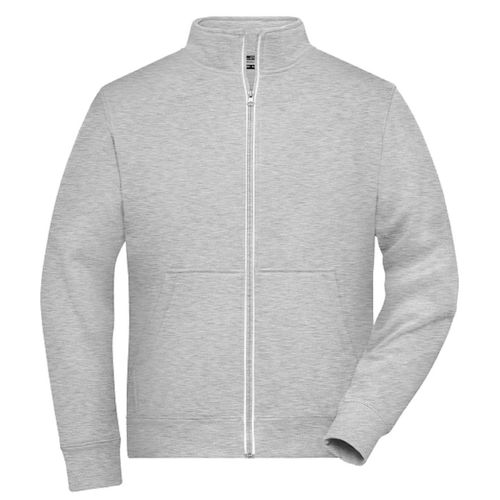 Veste Sweat Zippée Workwear - Homme - Jn1810 - Gris Chiné