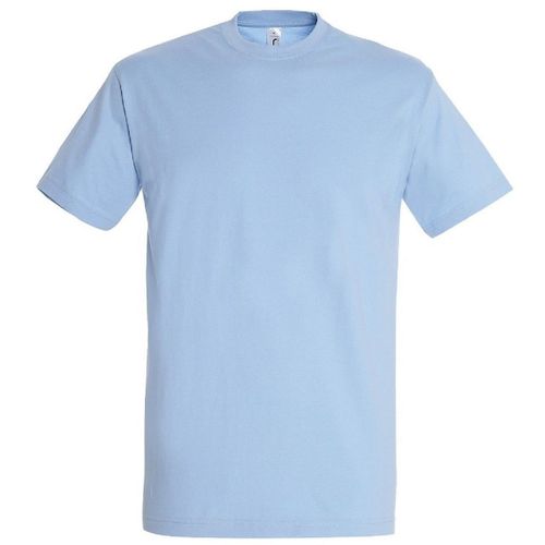 T-Shirt Manches Courtes - Mixte - 11500 - Bleu Ciel